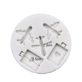 Molde Silicona Aviones Y Equipaje